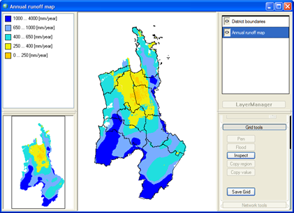 Hydrology map